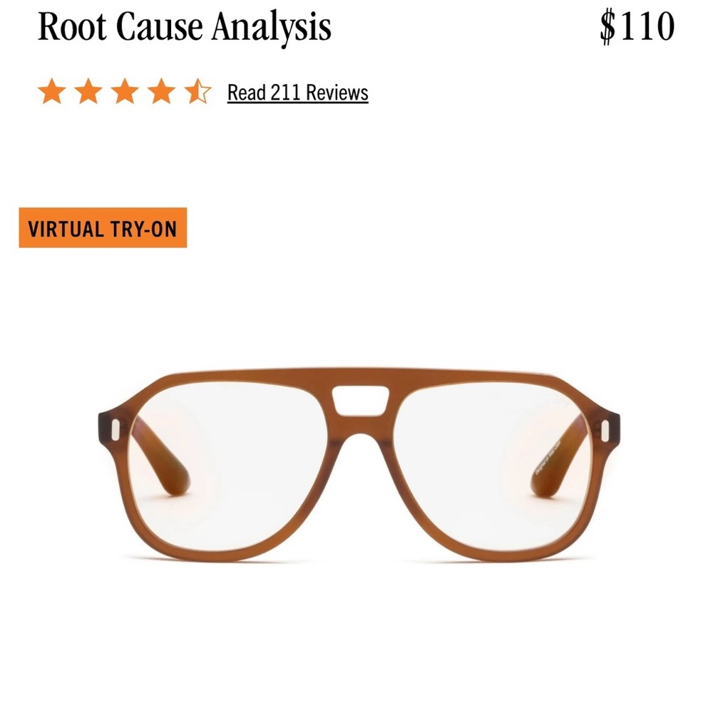 Caddis RCA glasses